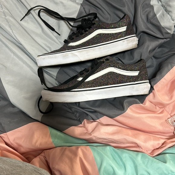 Vans Black Multi Glitter Old Skool - Picture 4 of 6